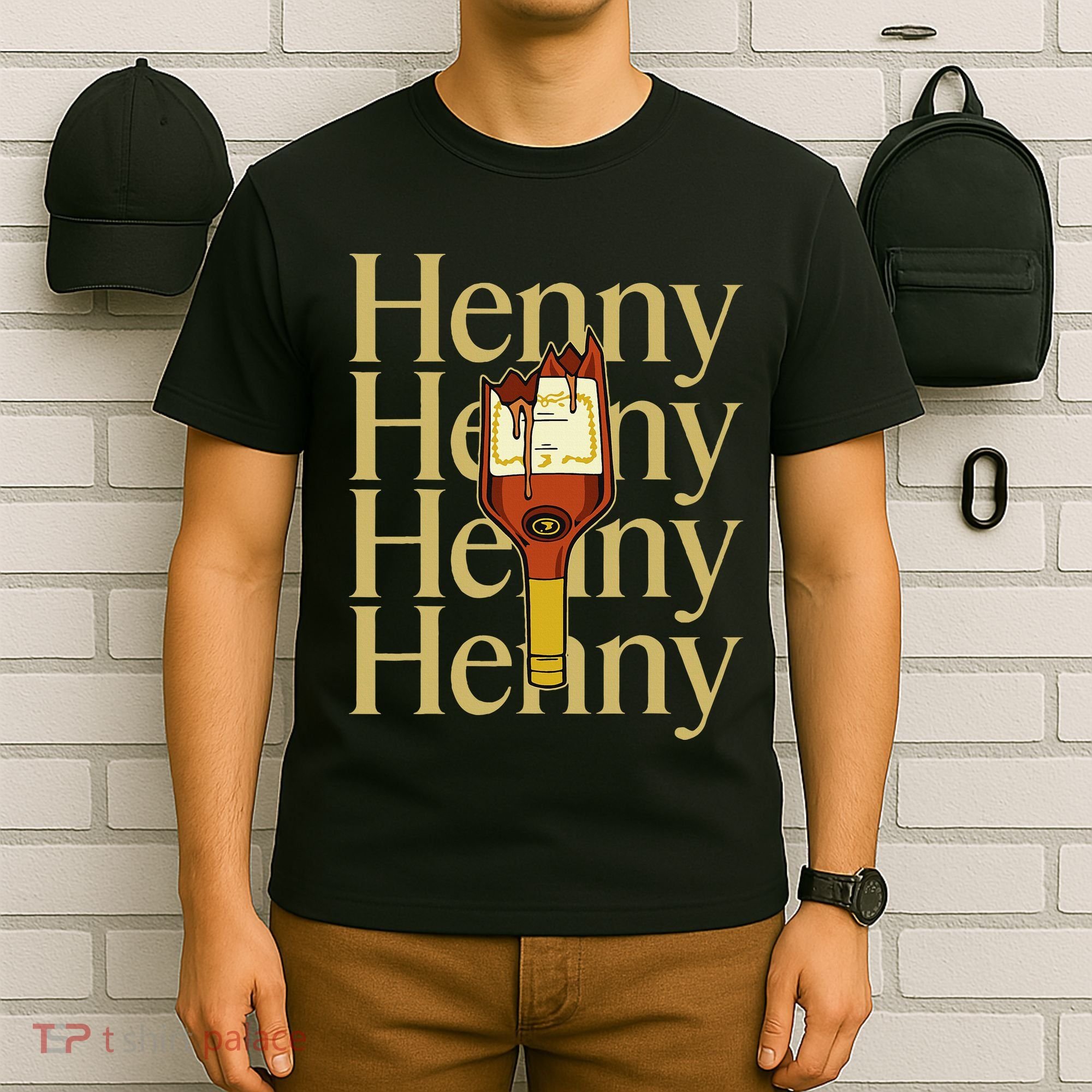 Henny  When The HennyS In The System. Henny Parody T-Shirt