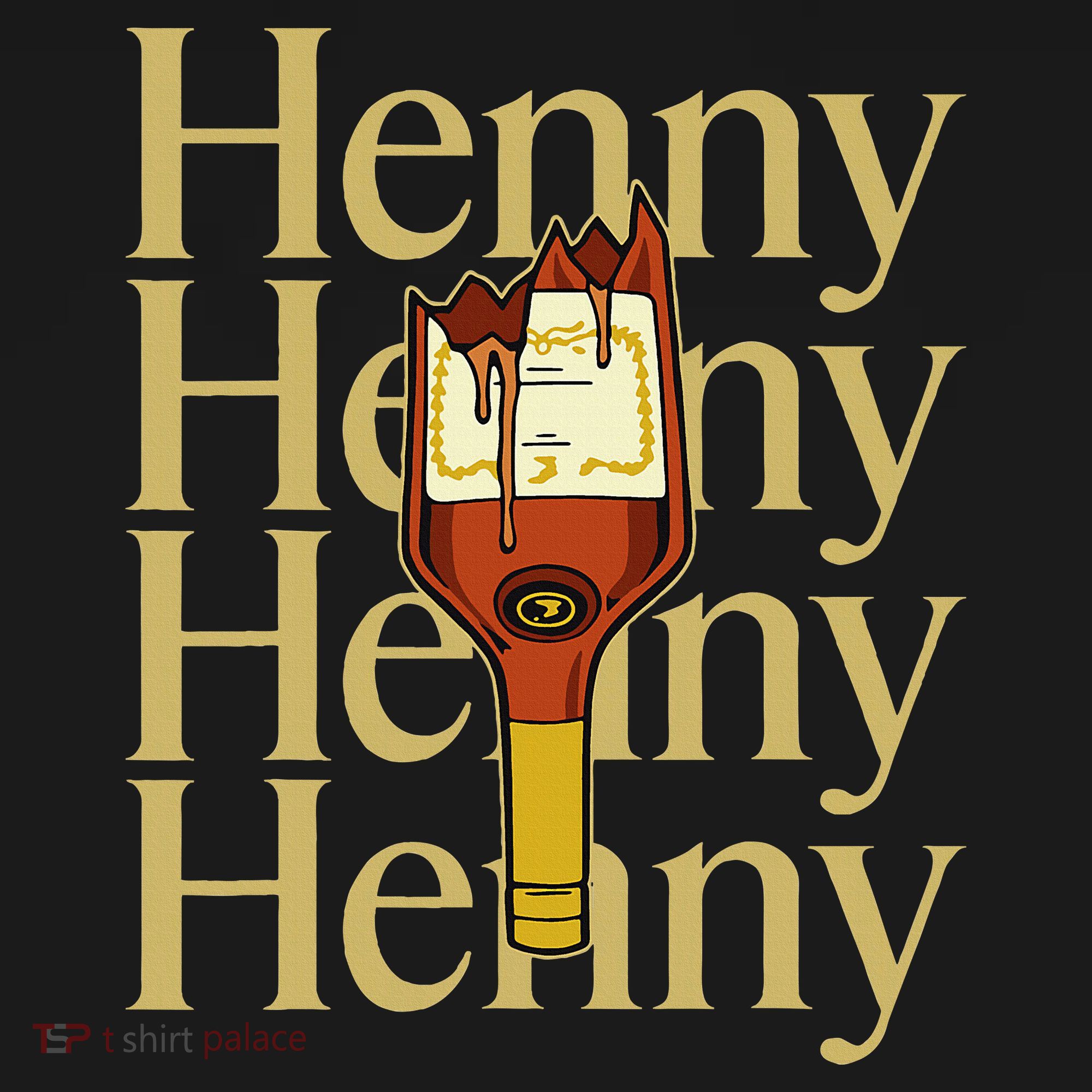 Henny  When The HennyS In The System. Henny Parody Women's Tank Top