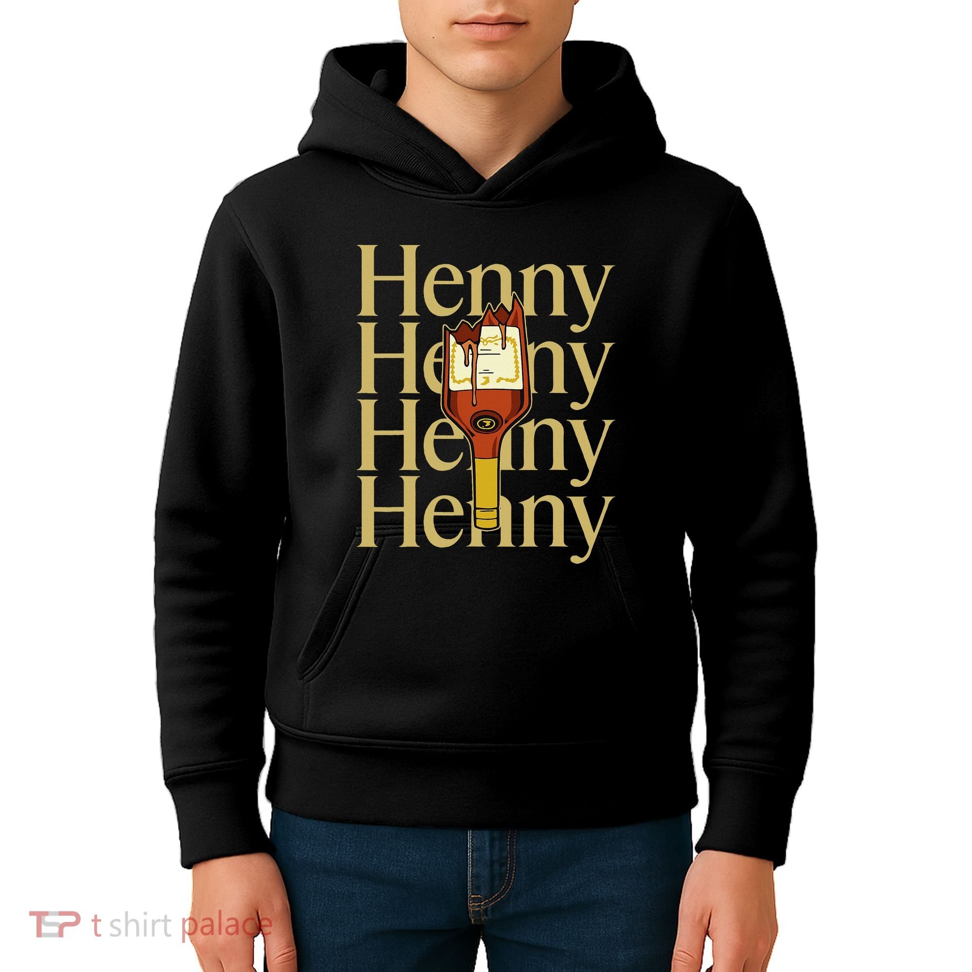 Henny  When The HennyS In The System. Henny Parody Kids Hoodie