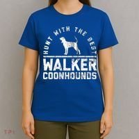 Hunt With The Best ~ Walker Coonhound Gift T-Shirt thumb 4