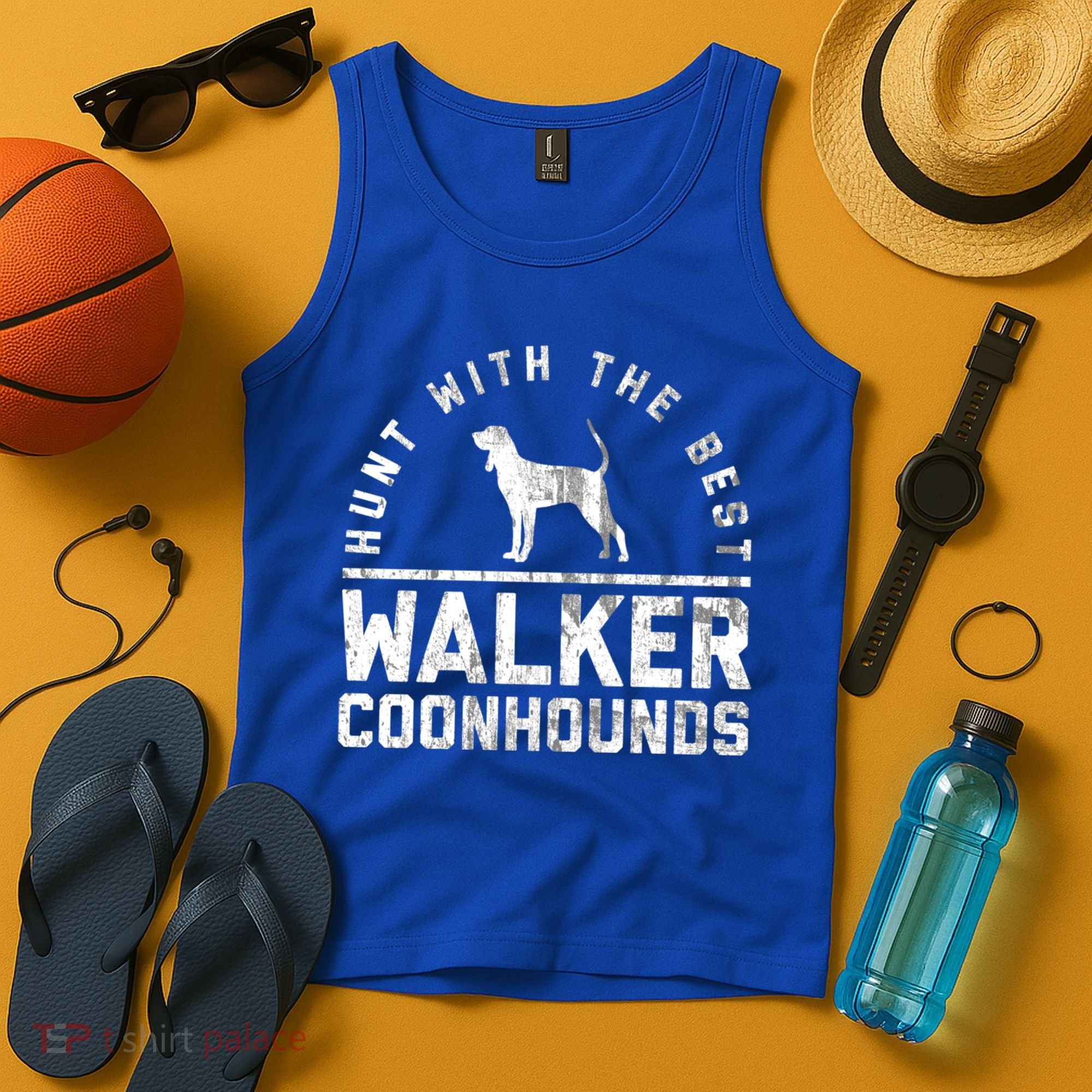 Hunt With The Best ~ Walker Coonhound Gift Tank Top