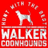 Hunt With The Best ~ Walker Coonhound Gift Santa Hat thumb 1