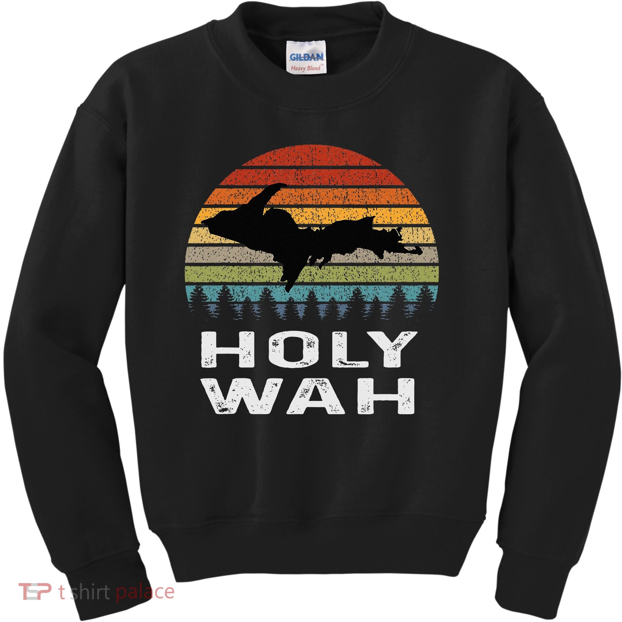 Holy Wah Upper Peninsula Michigan Gifts Yooper Kids Sweatshirt