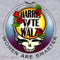Harris Walz Vote Women Are Smarter Women's Sweatshirt thumb 2