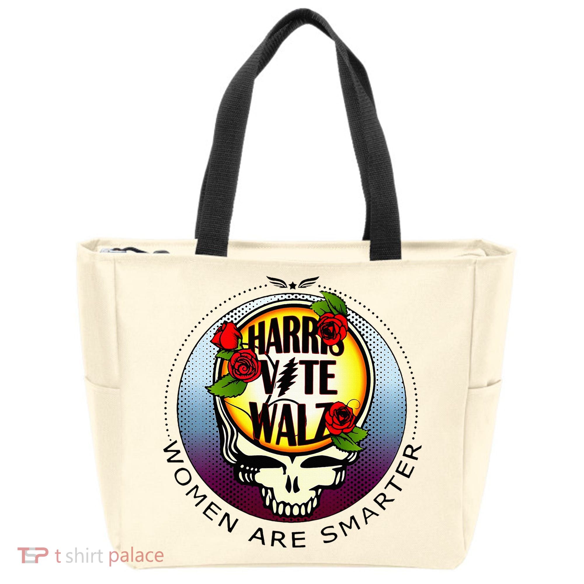 Harris Walz Vote Women Are Smarter Tote Bag