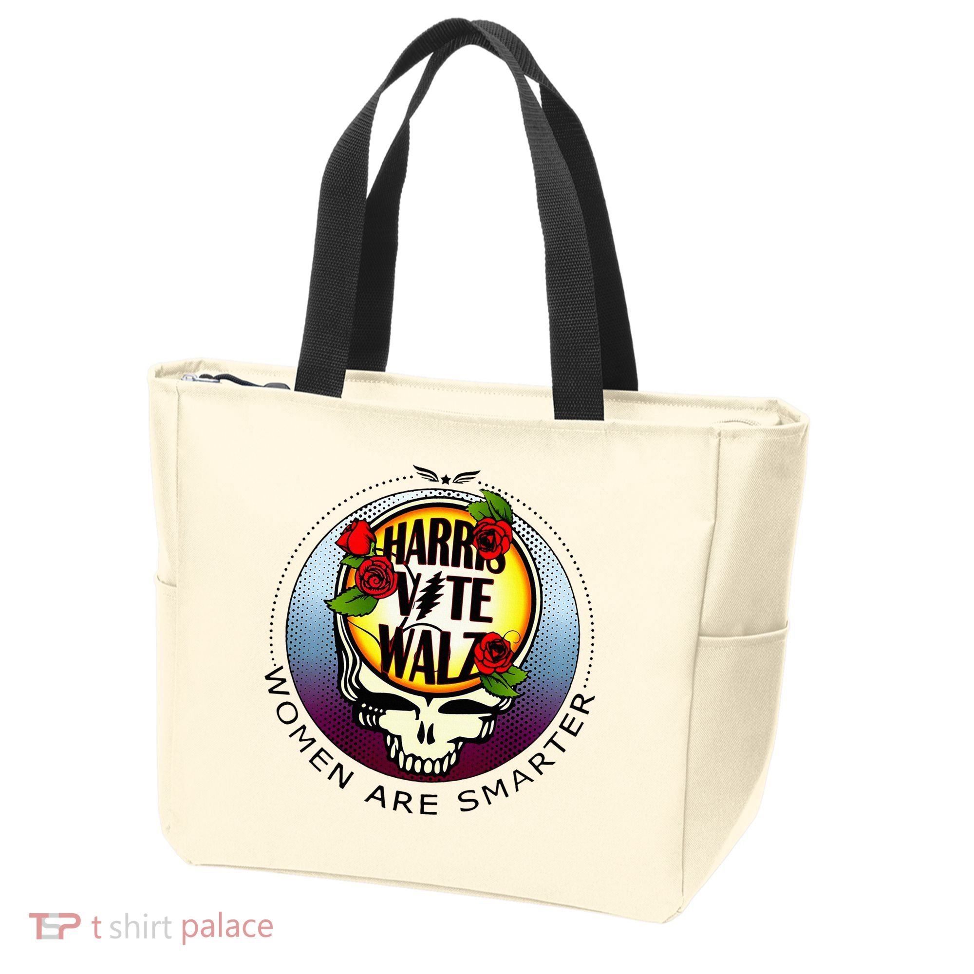 Harris Walz Vote Women Are Smarter Tote Bag