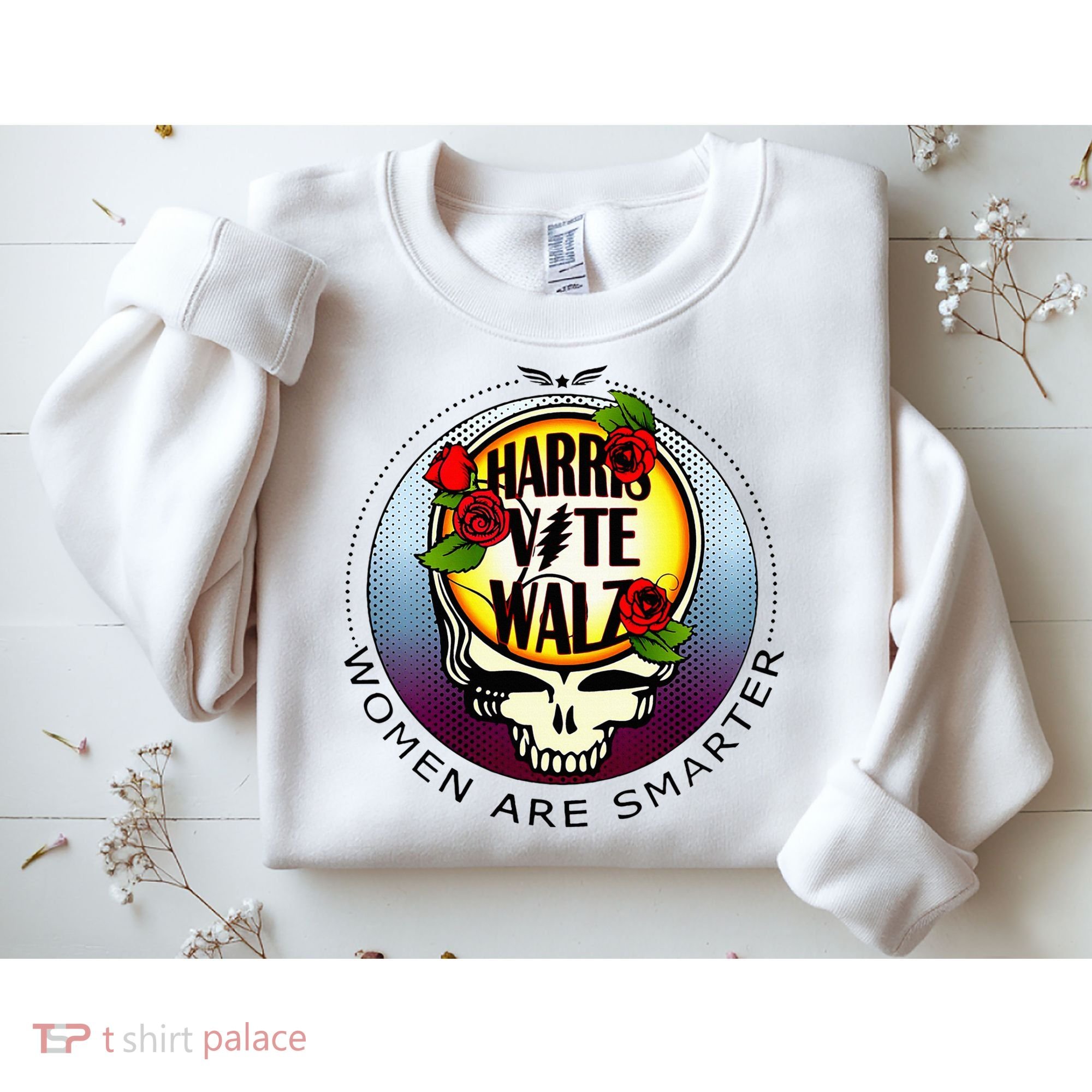 Harris Walz Vote Women Are Smarter Sweatshirt