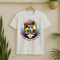 Harris Walz Vote Women Are Smarter T-Shirt thumb 2