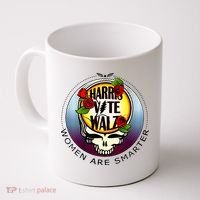 Harris Walz Vote Women Are Smarter Coffee Mug thumb 0