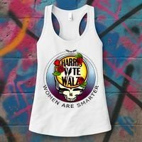 Harris Walz Vote Women Are Smarter Women's Tank Top thumb 3