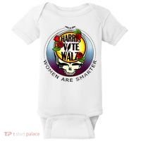 Harris Walz Vote Women Are Smarter Baby Bodysuit thumb 0