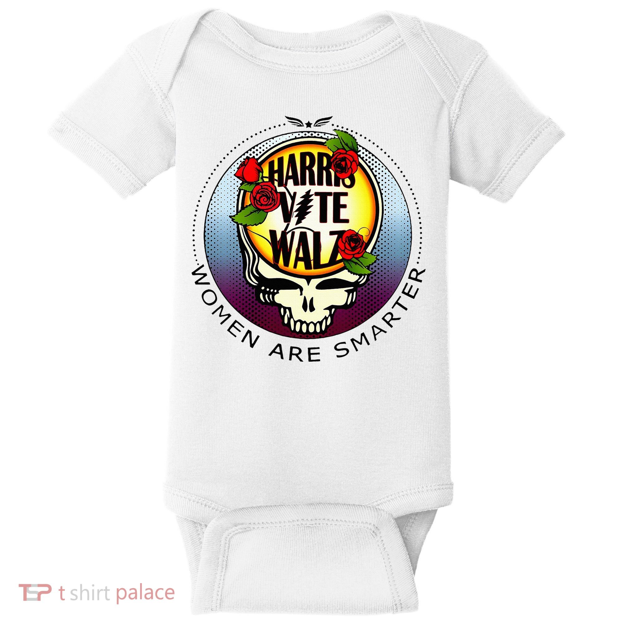 Harris Walz Vote Women Are Smarter Baby Bodysuit