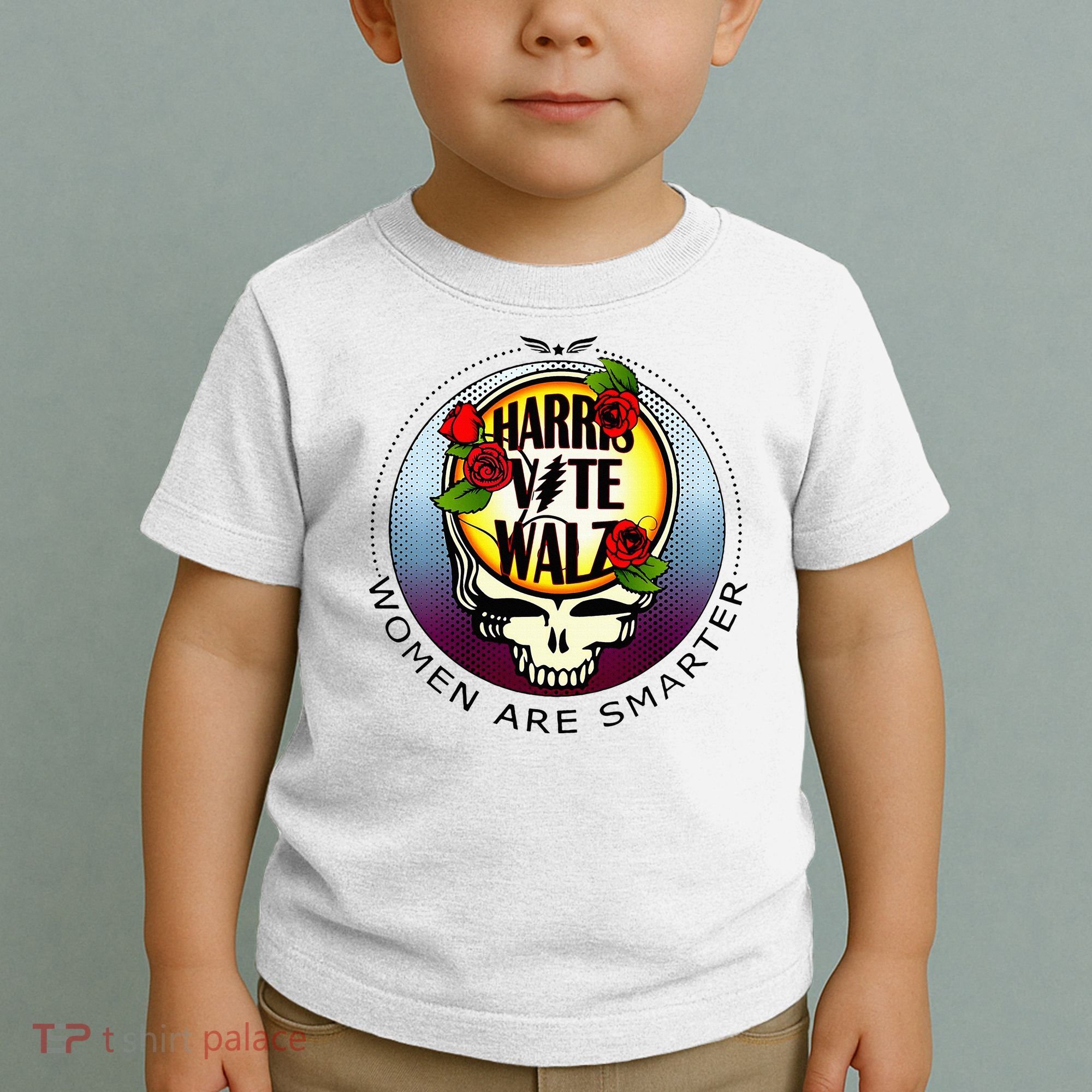 Harris Walz Vote Women Are Smarter Toddler T-Shirt