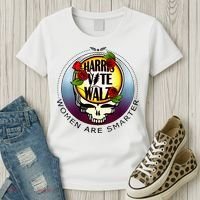 Harris Walz Vote Women Are Smarter Women's T-Shirt thumb 3