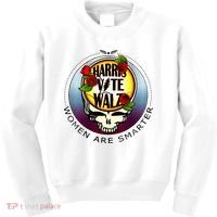 Harris Walz Vote Women Are Smarter Kids Sweatshirt thumb 0