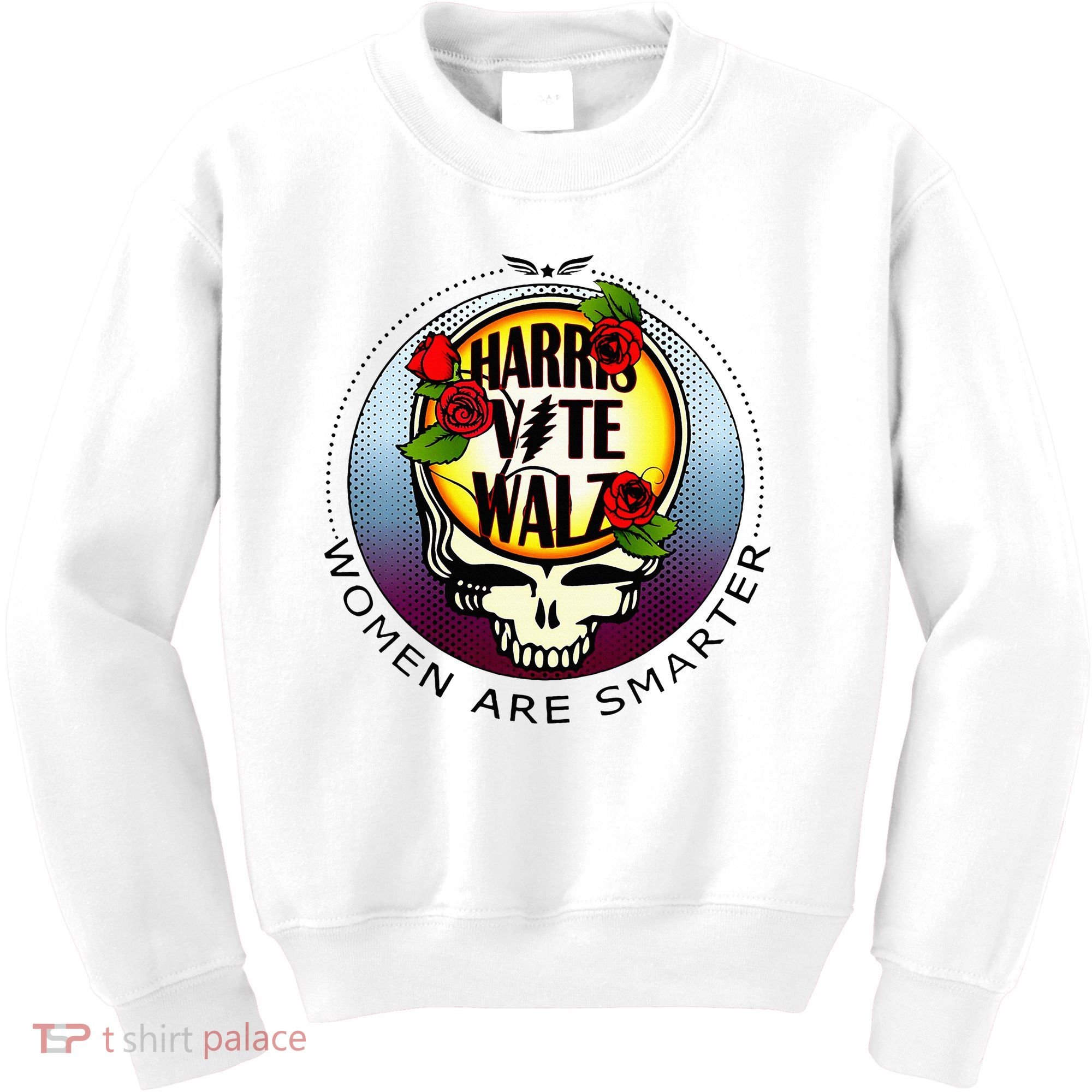 Harris Walz Vote Women Are Smarter Kids Sweatshirt