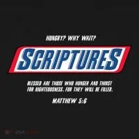 Hungry Why Wait Scriptures Blessed Are Those Who Hunger Doggie Tank thumb 4