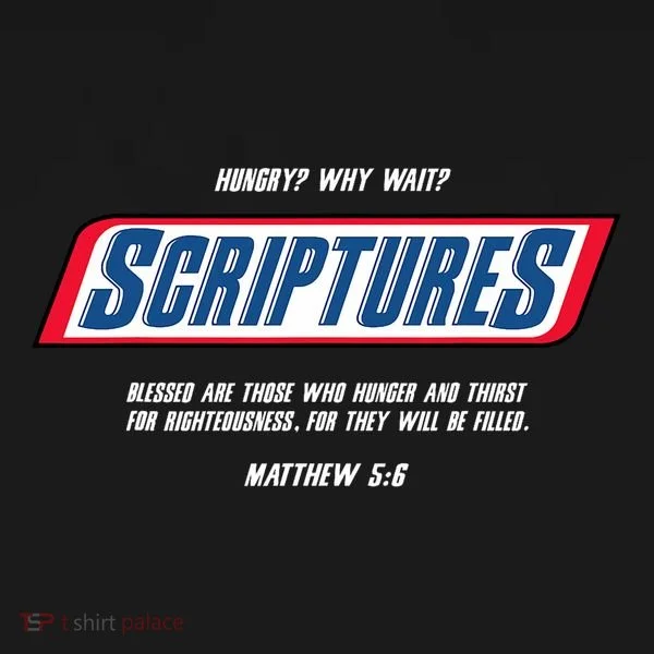 Hungry Why Wait Scriptures Blessed Are Those Who Hunger Doggie Tank