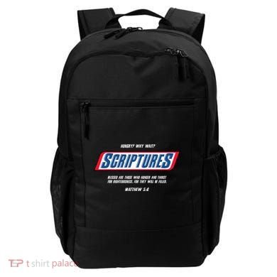 Hungry Why Wait Scriptures Blessed Are Those Who Hunger Backpack