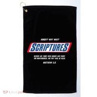 Hungry Why Wait Scriptures Blessed Are Those Who Hunger Golf Towel thumb 0