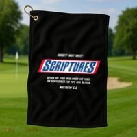 Hungry Why Wait Scriptures Blessed Are Those Who Hunger Golf Towel thumb 1