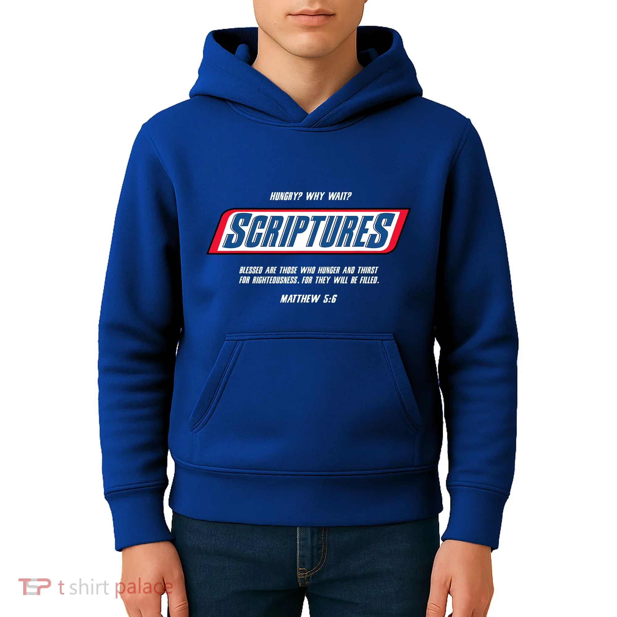 Hungry Why Wait Scriptures Blessed Are Those Who Hunger Kids Hoodie