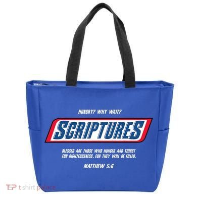 Hungry Why Wait Scriptures Blessed Are Those Who Hunger Tote Bag