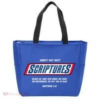Hungry Why Wait Scriptures Blessed Are Those Who Hunger Tote Bag thumb 0