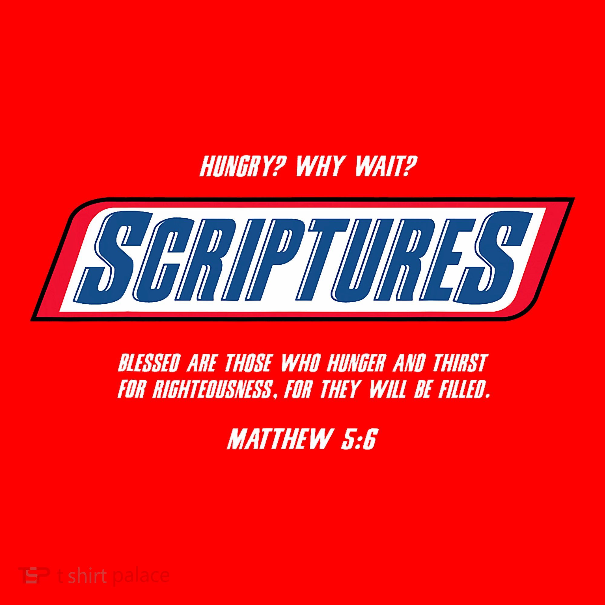 Hungry Why Wait Scriptures Blessed Are Those Who Hunger Santa Hat