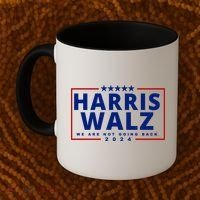 Harris Walz We Are Not Going Back 2024 Election Coffee Mug thumb 2