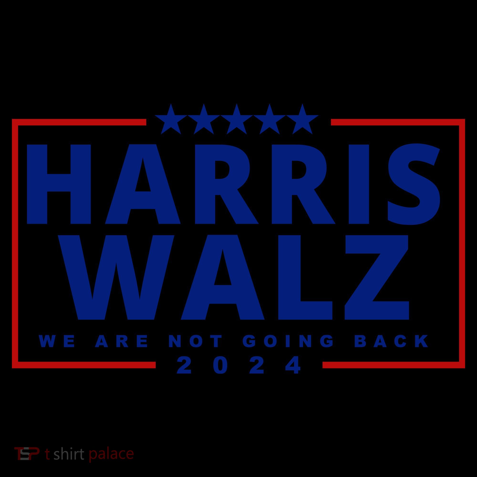 Harris Walz We Are Not Going Back 2024 Election Coffee Mug