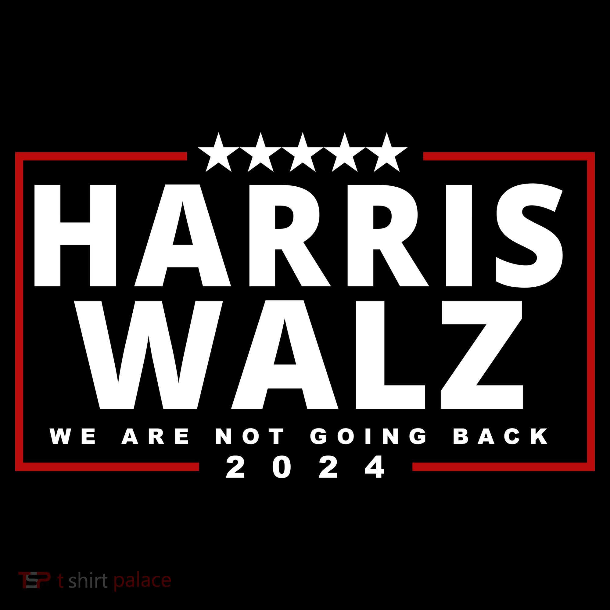Harris Walz We Are Not Going Back 2024 Election Ornament