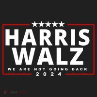Harris Walz We Are Not Going Back 2024 Election Hat thumb 2