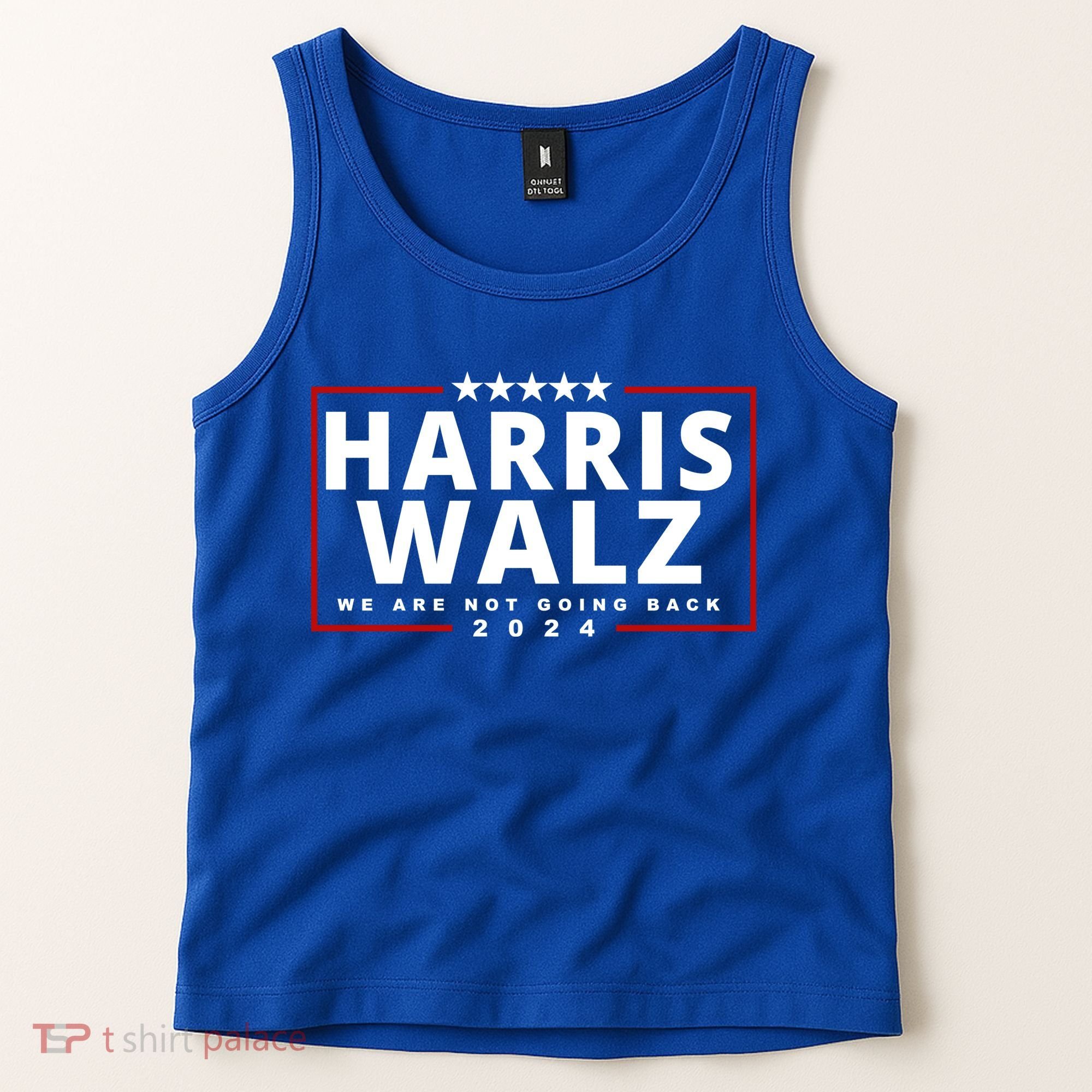 Harris Walz We Are Not Going Back 2024 Election Tank Top
