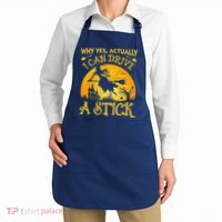 Halloween Why Yes Actually I Can Drive A Stick Apron thumb 2