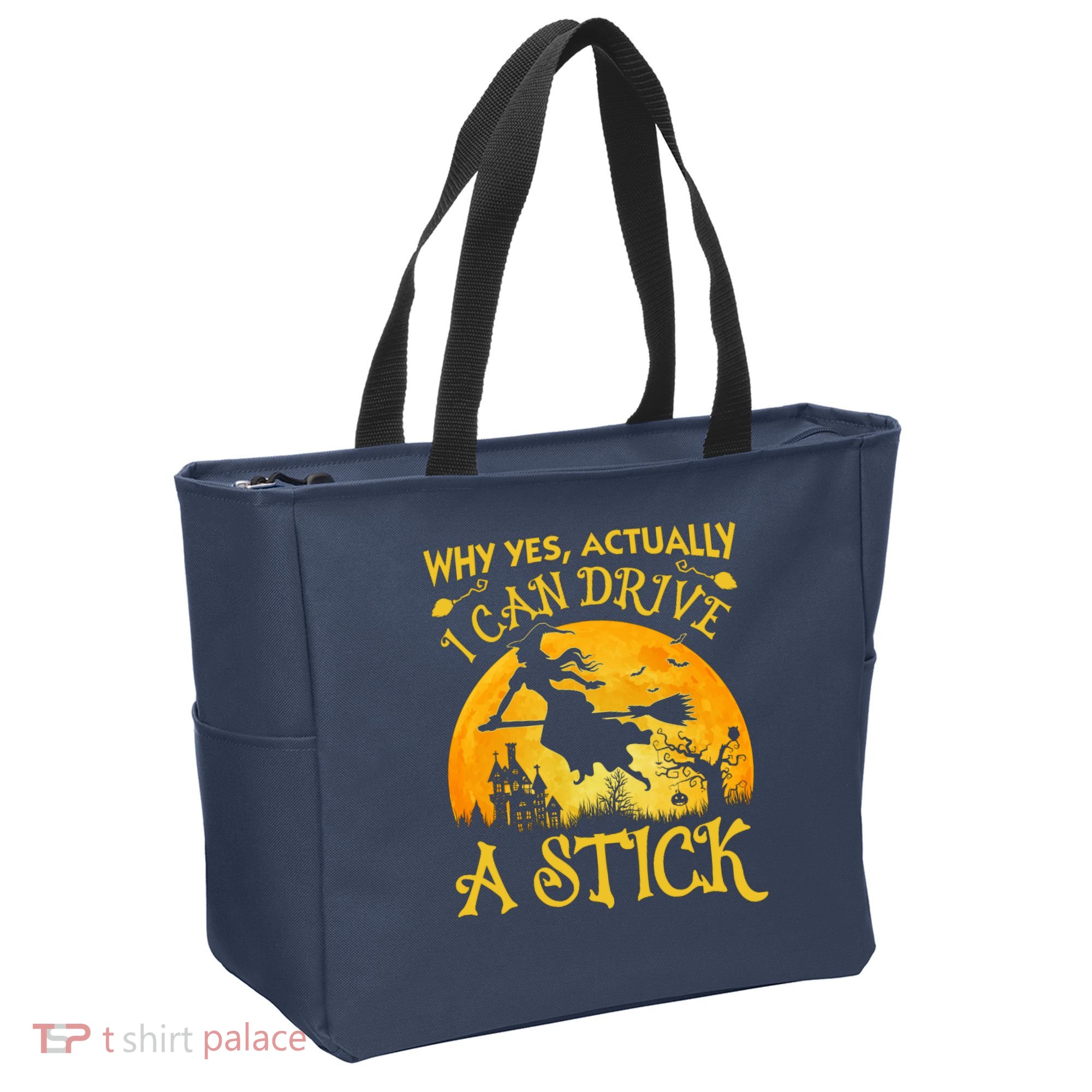 Halloween Why Yes Actually I Can Drive A Stick Tote Bag