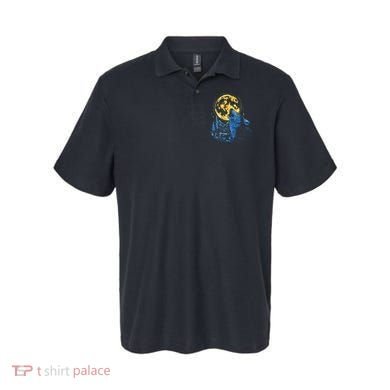 Howling Wolf Yellow Moon Polo