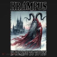 Holiday Xmas Krampus Is Coming To Town Christmas Horror Gift Women's Hoodie thumb 2