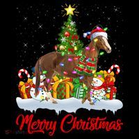 Horse Xmas Tree Lighting Santa Horse Christmas Gift Coffee Mug thumb 5