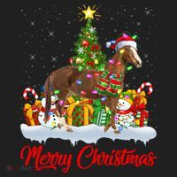 Horse Xmas Tree Lighting Santa Horse Christmas Gift Hat thumb 2