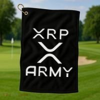 Hodl Xrp Xrp Cryptocurrency Xrp Army Golf Towel thumb 1