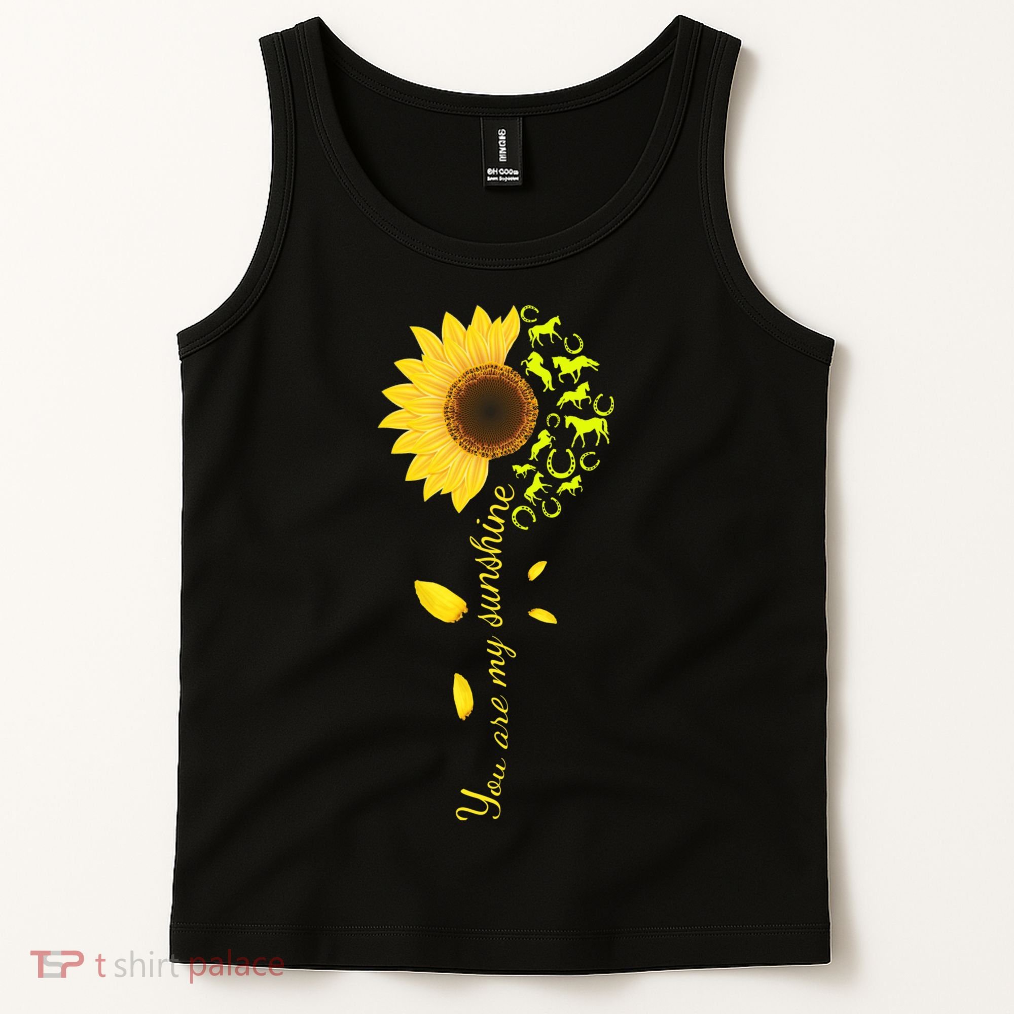Horse You Are My Sunshine Horse Lover Tank Top
