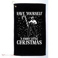 Have Yourself A Harry Little Christmas Xmas Gift Golf Towel thumb 0