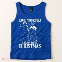 Have Yourself A Harry Little Christmas Xmas Gift Tank Top thumb 2