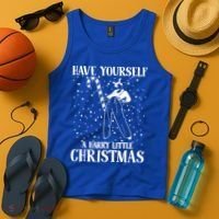 Have Yourself A Harry Little Christmas Xmas Gift Tank Top thumb 4