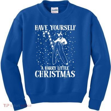 Have Yourself A Harry Little Christmas Xmas Gift Kids Sweatshirt