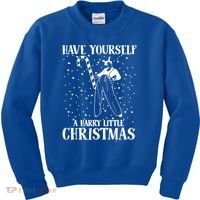 Have Yourself A Harry Little Christmas Xmas Gift Kids Sweatshirt thumb 0