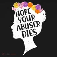 Hope Your Abuser Dies Doggie Tank thumb 4