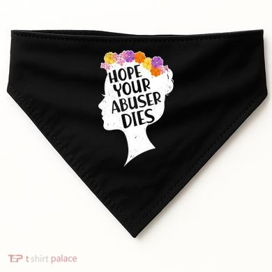 Hope Your Abuser Dies USA-Made Doggie Bandana