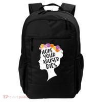 Hope Your Abuser Dies Backpack thumb 0